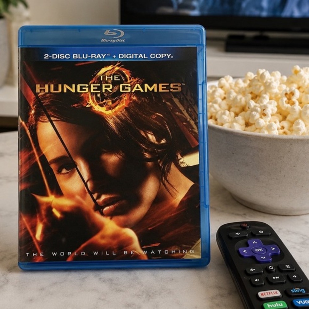 The Hunger Games Blu-ray 2-Disc Set 2012 Dystopian Action Movie Entertainment 28